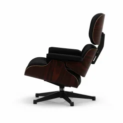 New Vitra Eames Lounge Chair Classic Dimensions 66 Nero-05 santos palisander-pol. steel-black