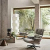 Clearance Vitra Eames Lounge Chair & Ottoman new dimensions 11 Anthracite-26 chestnut-pol. steel