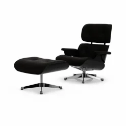 Vitra Eames Lounge Chair & Ottoman new dimensions 68 Chocolate-27 chestnut black-pol. steel