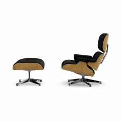 Discount Vitra Eames Lounge Chair & Ottoman new dimensions 68 Chocolate-26 chestnut natural-pol. steel
