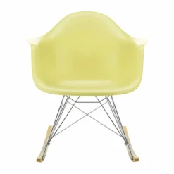 Vitra Eames Plastic Armchair RE RAR gungstol 92 citron-chrome-golden maple