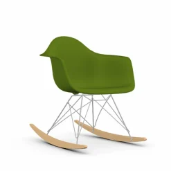Discount Vitra Eames Plastic Armchair RE RAR gungstol 48 forest-chrome-golden maple