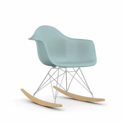 Vitra Eames Plastic Armchair RE RAR gungstol 23 ice grey-chrome-golden maple