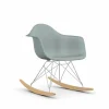 Sale Vitra Eames Plastic Armchair RE RAR gungstol 24 light grey-chrome-golden maple