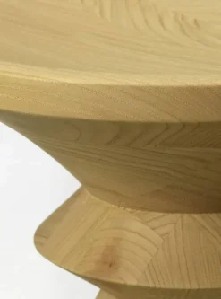 Vitra Eames Stool sittpall model A Natural chestnut