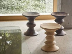 Online Vitra Eames Stool sittpall model B Dark walnut