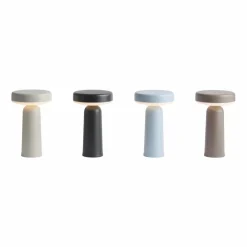 Muuto Ease portabel bordslampa 21 5 cm Grey