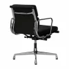 Hot Vitra EA 231 Soft Pad Chair kontorsstol felt glides 66 nero leather L20-chrome