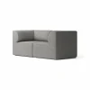 Clearance Audo Copenhagen Eave 86 modulsoffa konfiguration 1 Audo Bouclé 16 (Dark Grey)