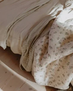 Outlet Garbo&Friends Eggshell Muslin bäddset 150x210 cm/50x60 cm