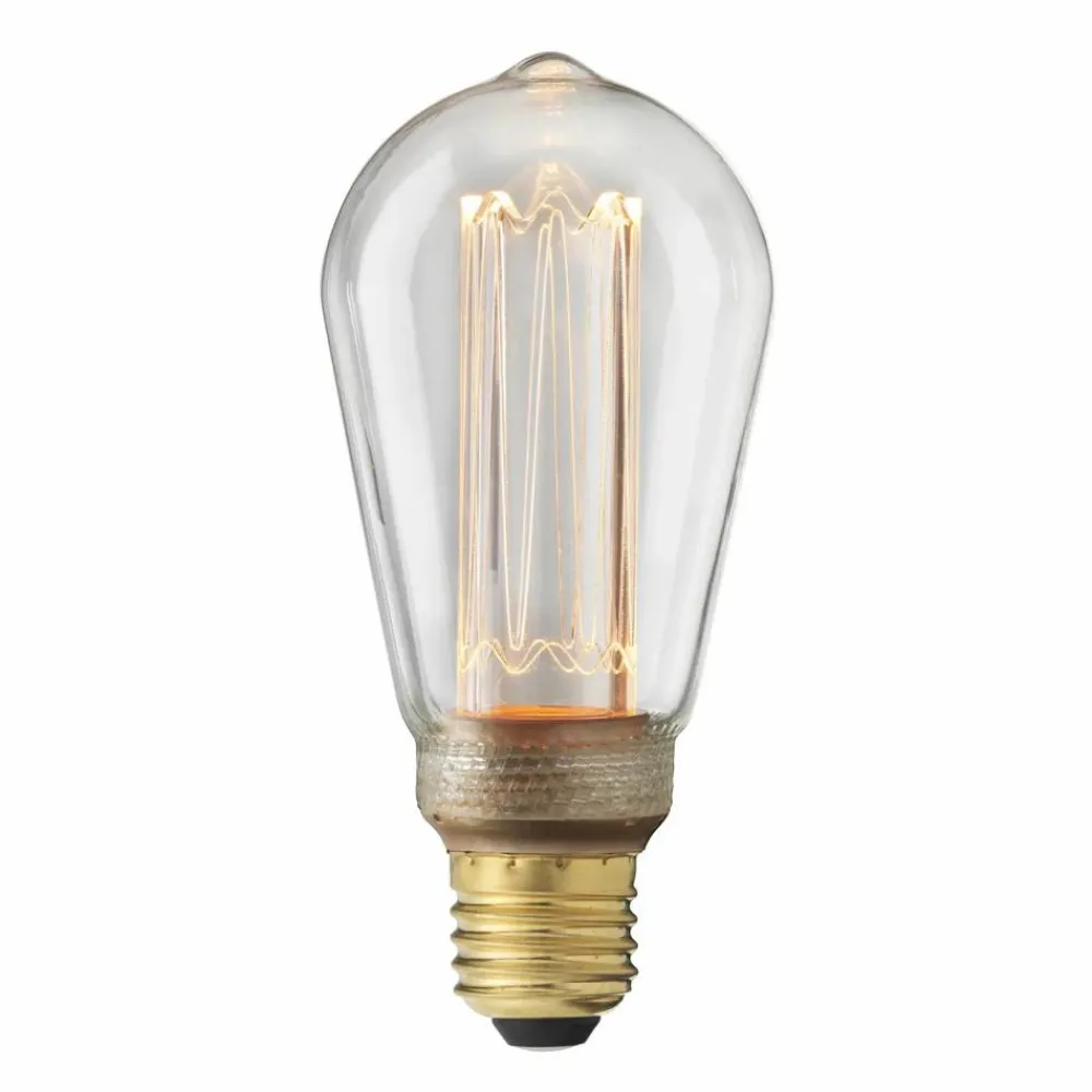 Globen Lighting E27 LED laser filament glob dimbar 6 4 cm E27