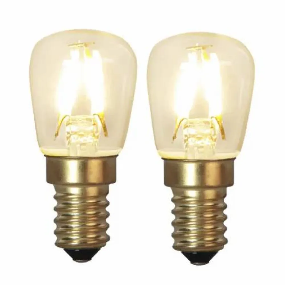 Hot Star Trading E14 LED soft glow 2-pack 2 6 cm 2100K