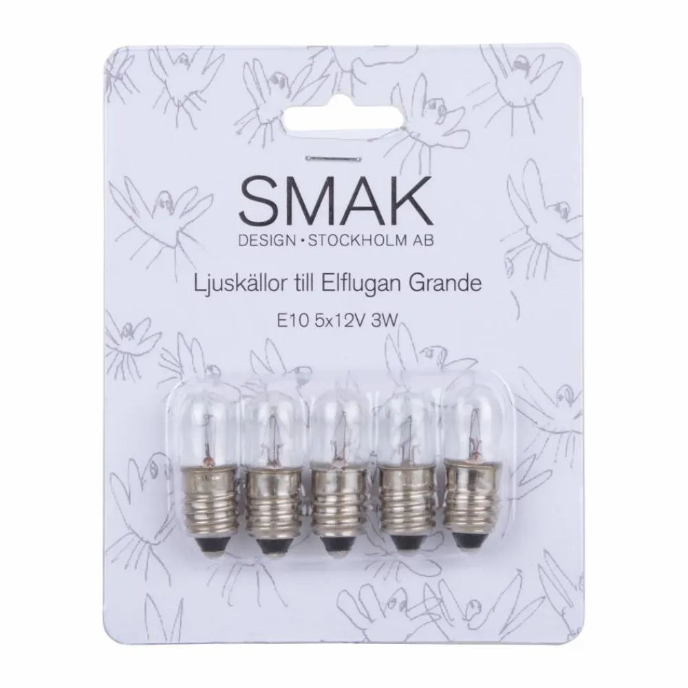 Elflugan Grande extralampor 5-pack