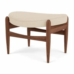Audo Copenhagen Elizabeth ottoman Hallingdal 0200-valnöt