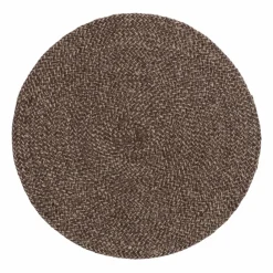 Dixie Ella bordstablett Ø38 cm Brun-natur