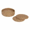 Best Dixie Ella glasunderlägg Ø10 5 cm 6-pack Natural