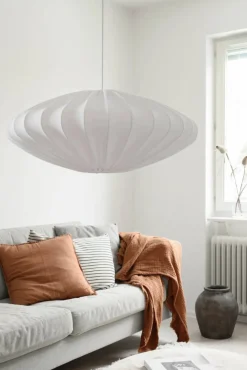 Watt & Veke Ellipse lampskärm 65 cm bomull Vit