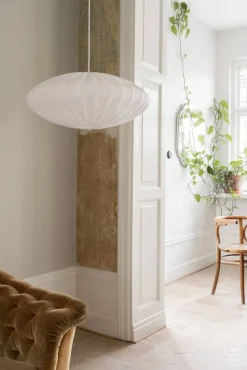 New Watt & Veke Ellipse lampskärm 65 cm linne Vit