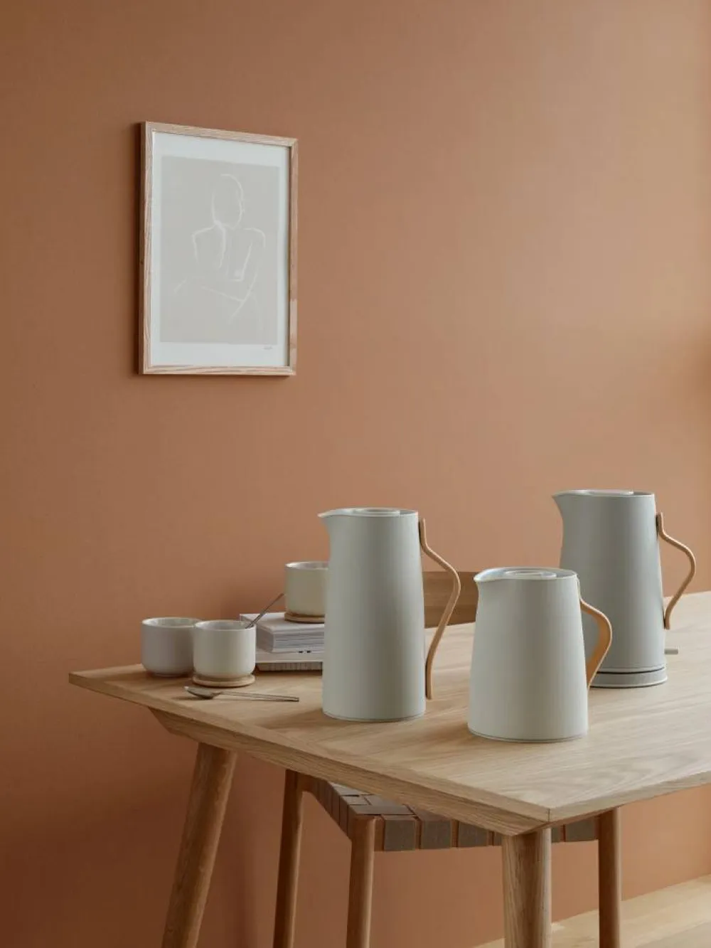 Stelton Emma termoskanna kaffe Soft sand