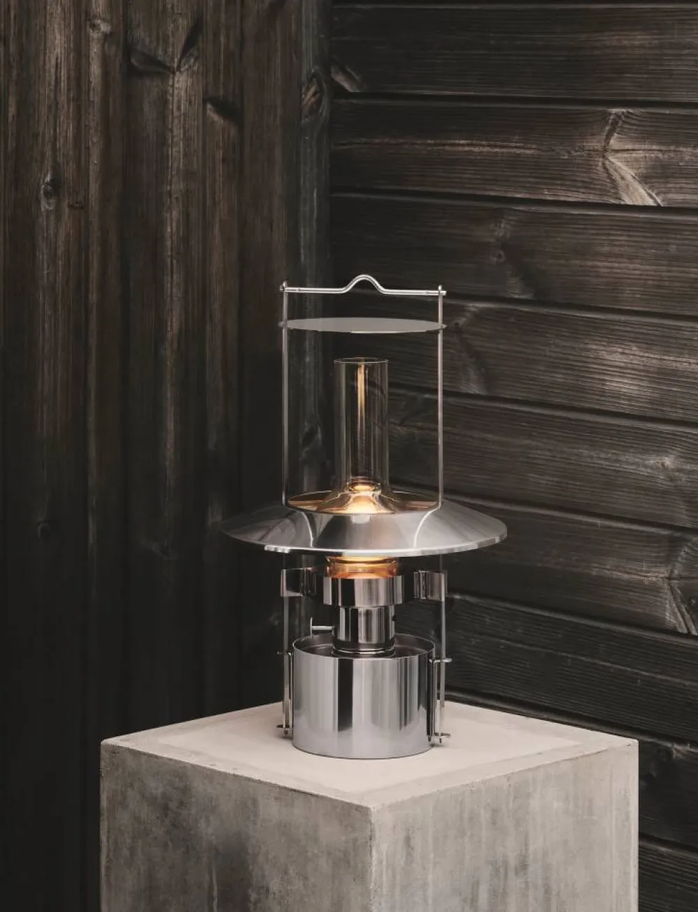 Hot Stelton EM portabel skeppslampa 43 cm Steel