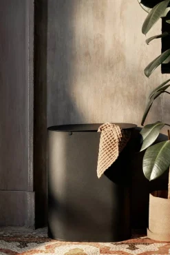 Ferm Living Enkel soptunna medium Black