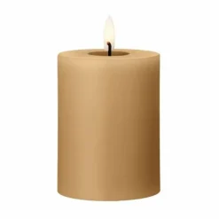 Hot ester & erik blockljus LED 27 Almond butter 10 cm