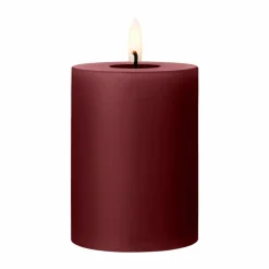 Clearance ester & erik blockljus LED 44/2 Deep Wine 10 cm