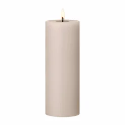 ester & erik blockljus LED 22 Linen Grey 20 cm