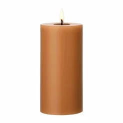 Online ester & erik blockljus LED 23 Raw Toffee 15 cm