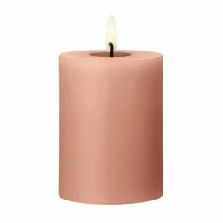 ester & erik blockljus LED 20 Rosy caramel 10 cm