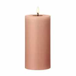 ester & erik blockljus LED 20 Rosy caramel 15 cm