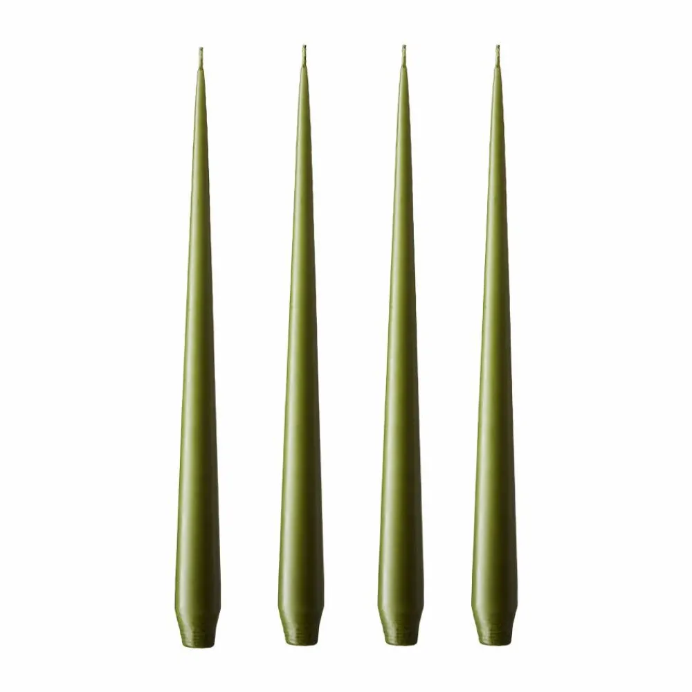 ester & erik ljus 4-pack matt olive glow 42 cm