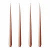 ester & erik ljus 4-pack matt rosy caramel 32 cm