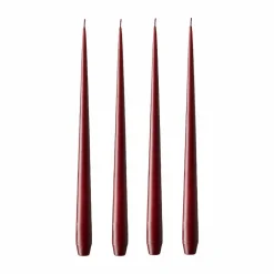 ester & erik ljus 4-pack matt vinröd 42 cm