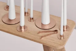 Sale ester & erik ljusstake matt 2-pack Rosé guld