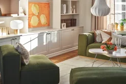 Online Scandi Living Fair bordslampa 34 5 cm Frostat glas-ask