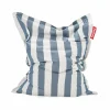 Fatboy original outdoor sittsäck sunbrella ocean blue stripe