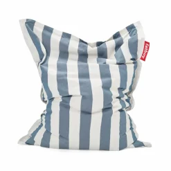 Fatboy original outdoor sittsäck sunbrella ocean blue stripe
