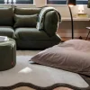 Fatboy the original puffer sittsäck Canvas recycled taupe grey 180x140 cm