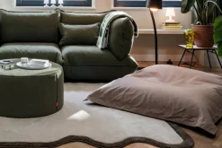 Fatboy the original puffer sittsäck Canvas recycled taupe grey 180x140 cm