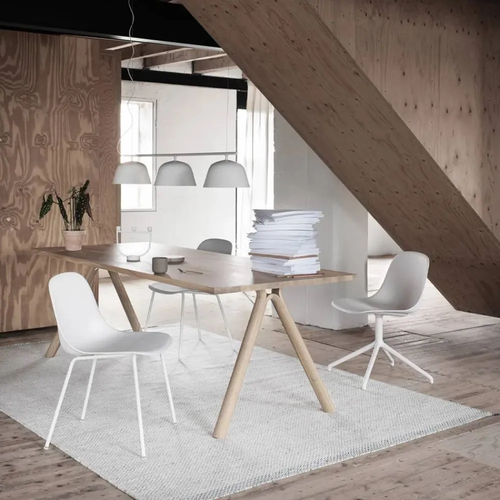 Online Muuto Fiber sidostol Natural white-White (plastic)