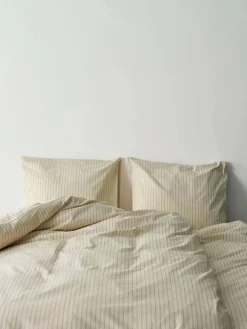 HAY Fineline påslakan 150x210 cm Ivory