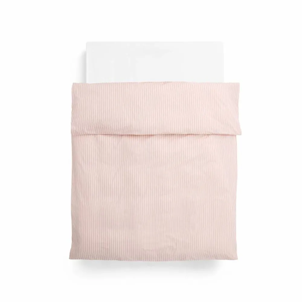 HAY Fineline påslakan 220x240 cm Soft pink