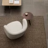 NORR11 Fin sidobord Ø40 cm Dark smoked oak