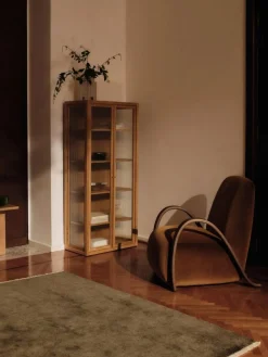 Ferm Living Firth jutematta Dark olive 200x300 cm