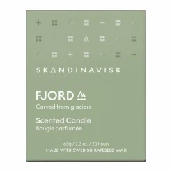 Skandinavisk Fjord doftljus med lock 65 g