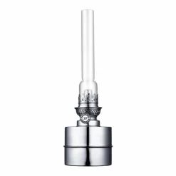 Karlskrona Lampfabrik Flaggskär fotogenlampa nickel
