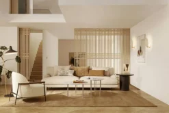 GUBI Flaneur soffa 2-sits Indianskop 15-antique brass