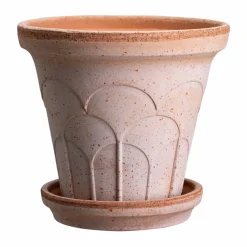 Discount Bergs Potter Fleur kruka med fat 2 delar Rosa Ø25 cm