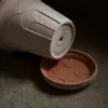 Outlet Bergs Potter Fleur kruka med fat 2 delar Rosa Ø14 m